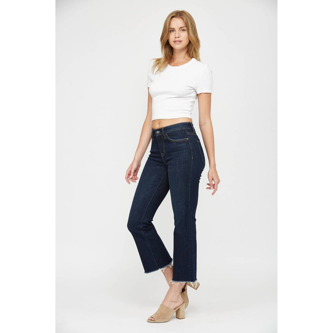 Mica Mid Rise Bootcut Crop