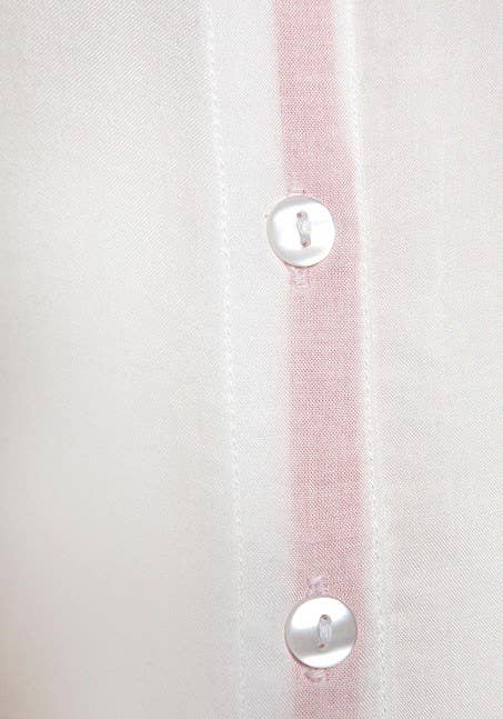 White with red stripes Top