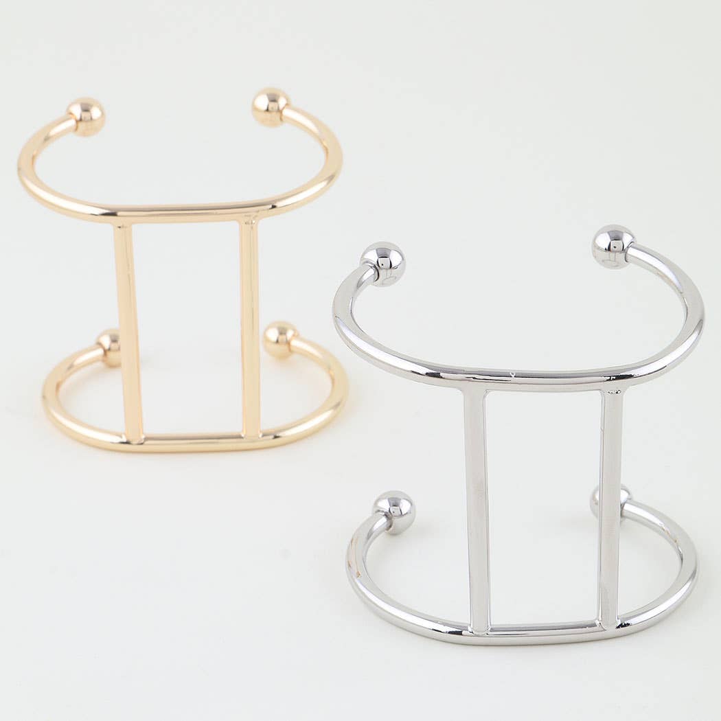 Wide II Open Cuff Bracelet