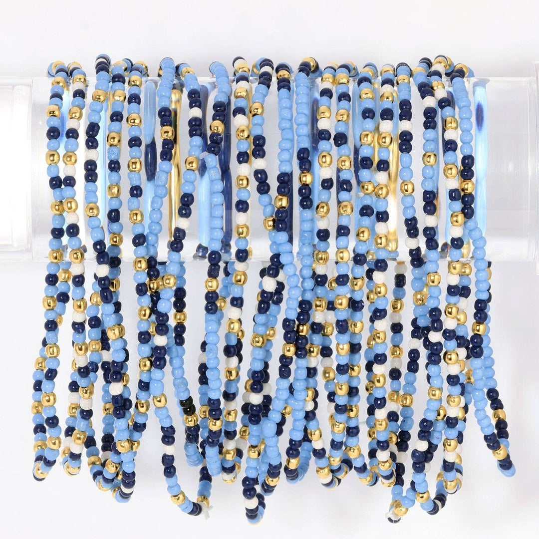 Stretch Seed Bead GAME DAY Bracelets