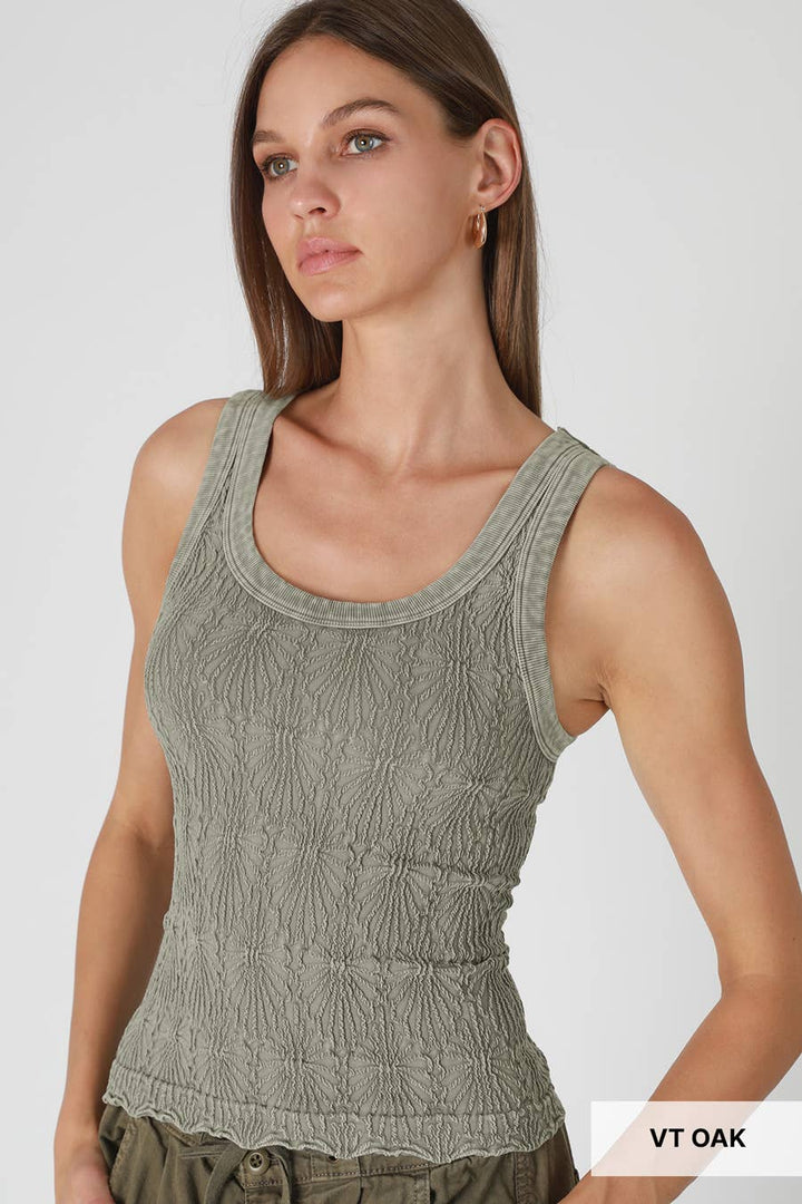 Textured Tank Top