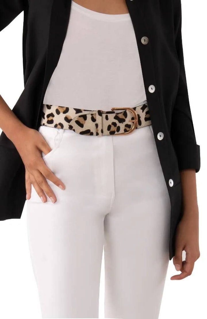 Leopard Print Belt