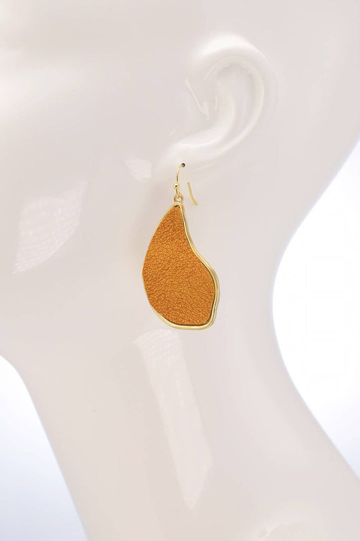 Organic Shaped Dangle Drop Earrings