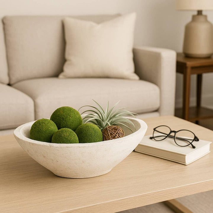 White Terracotta Bowl