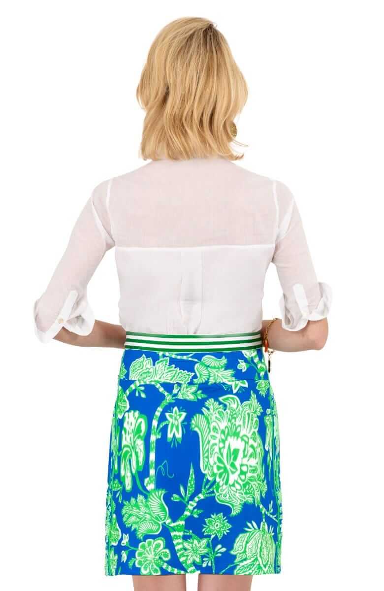 Blue/ Green Skippy Skort