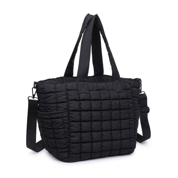 Quilted Puffer Nylon Tote