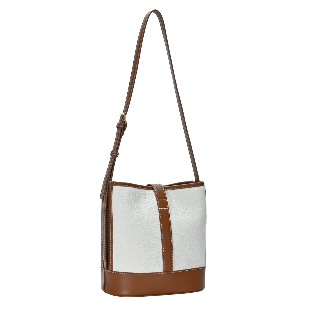 Black &amp; Camel Bucket Bag