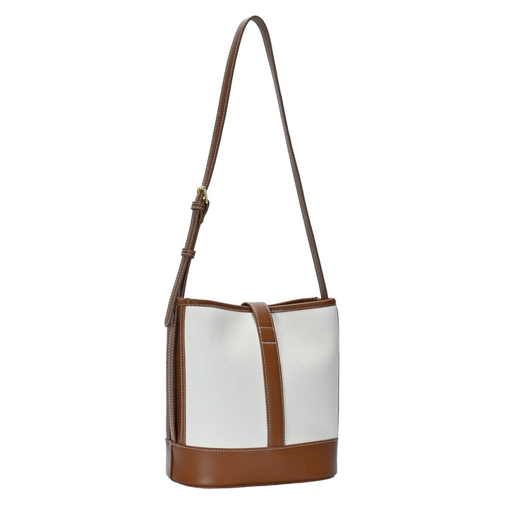 Black &amp; Camel Bucket Bag