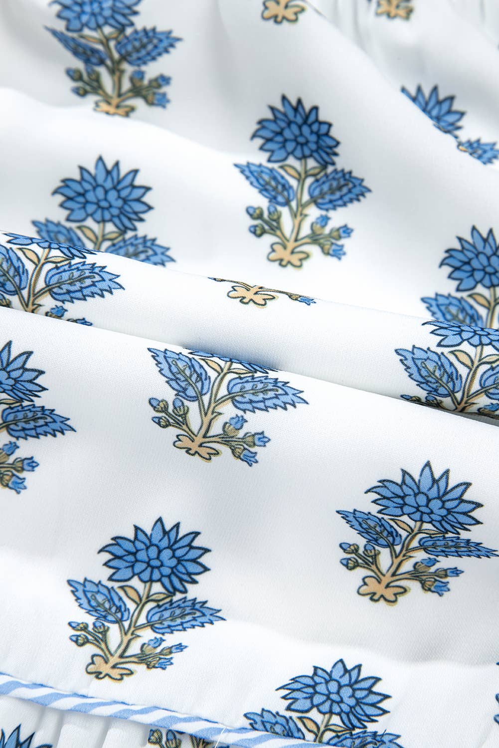 Blue & White Summer Mini Dress