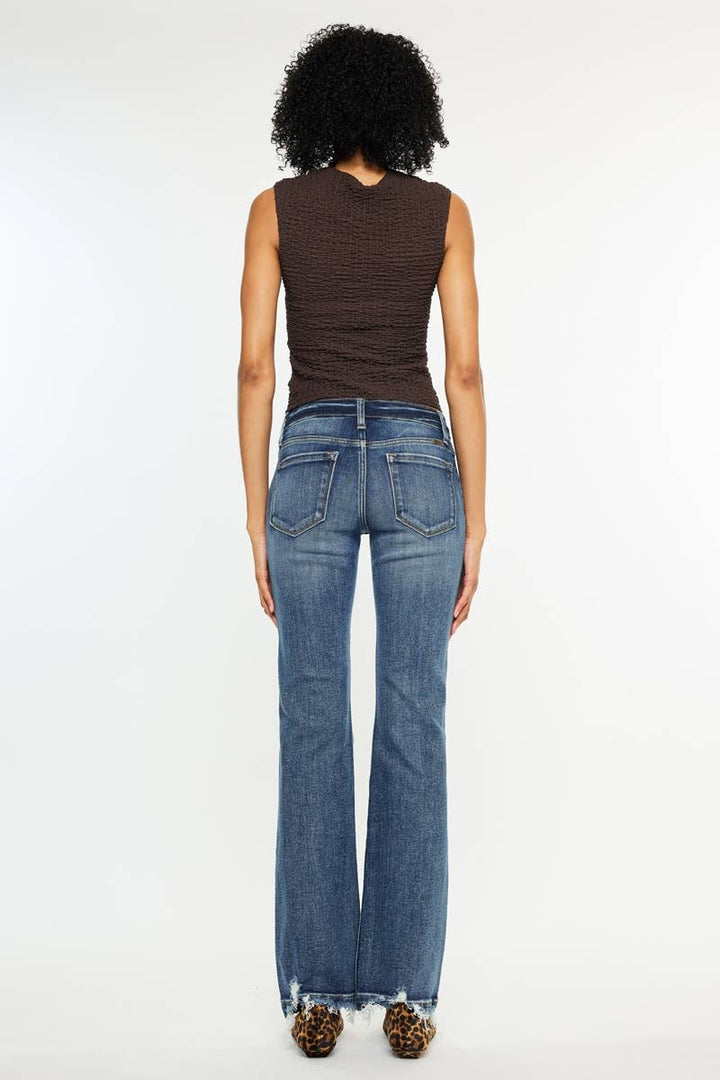 Kancan Mid Rise Bootcut Jean