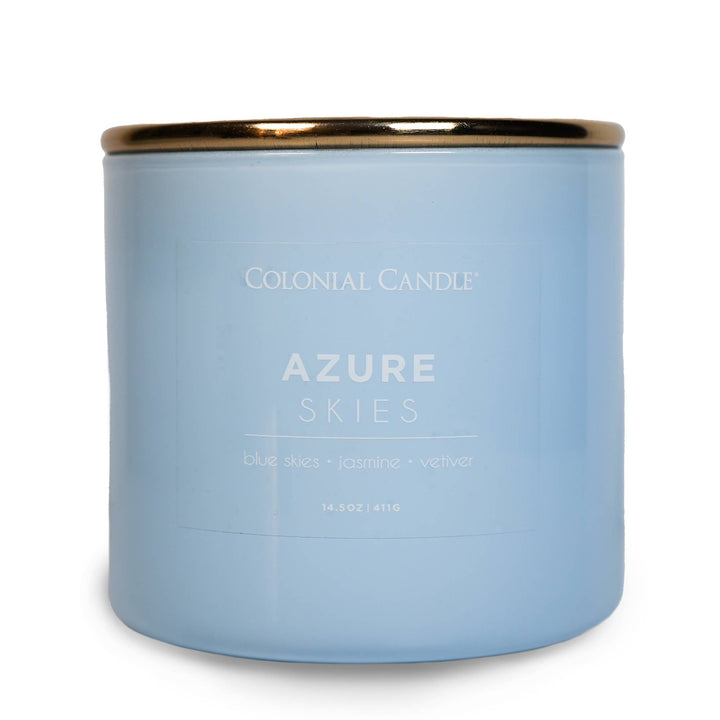 Azure Skies Scented Jar Candle, Soy Blend Wax, 14.5oz