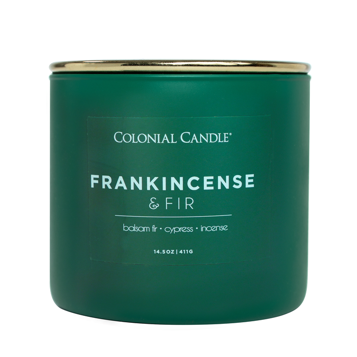 Frankincense &amp; Fir Scented Jar Candle, Soy Blend Wax, 14.5oz