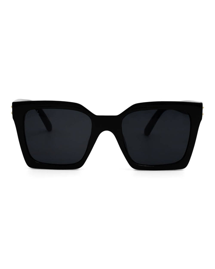 Black Frame w/ Dark Black Lens Sunglasses
