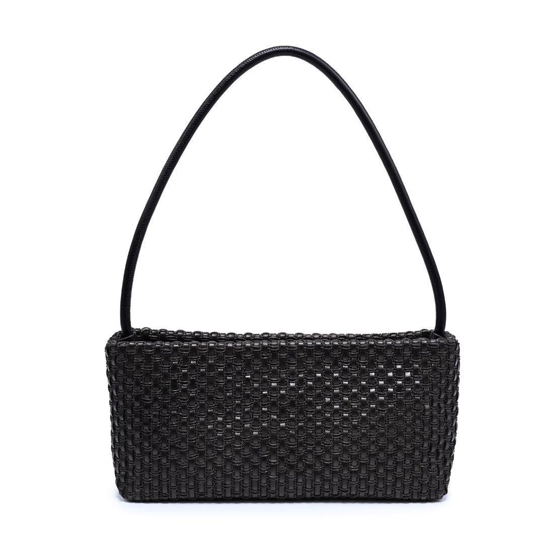 Natural Woven Shoulder Bag