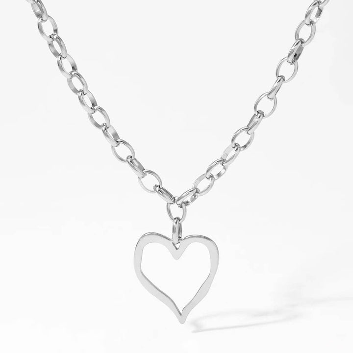 Open Heart Necklace
