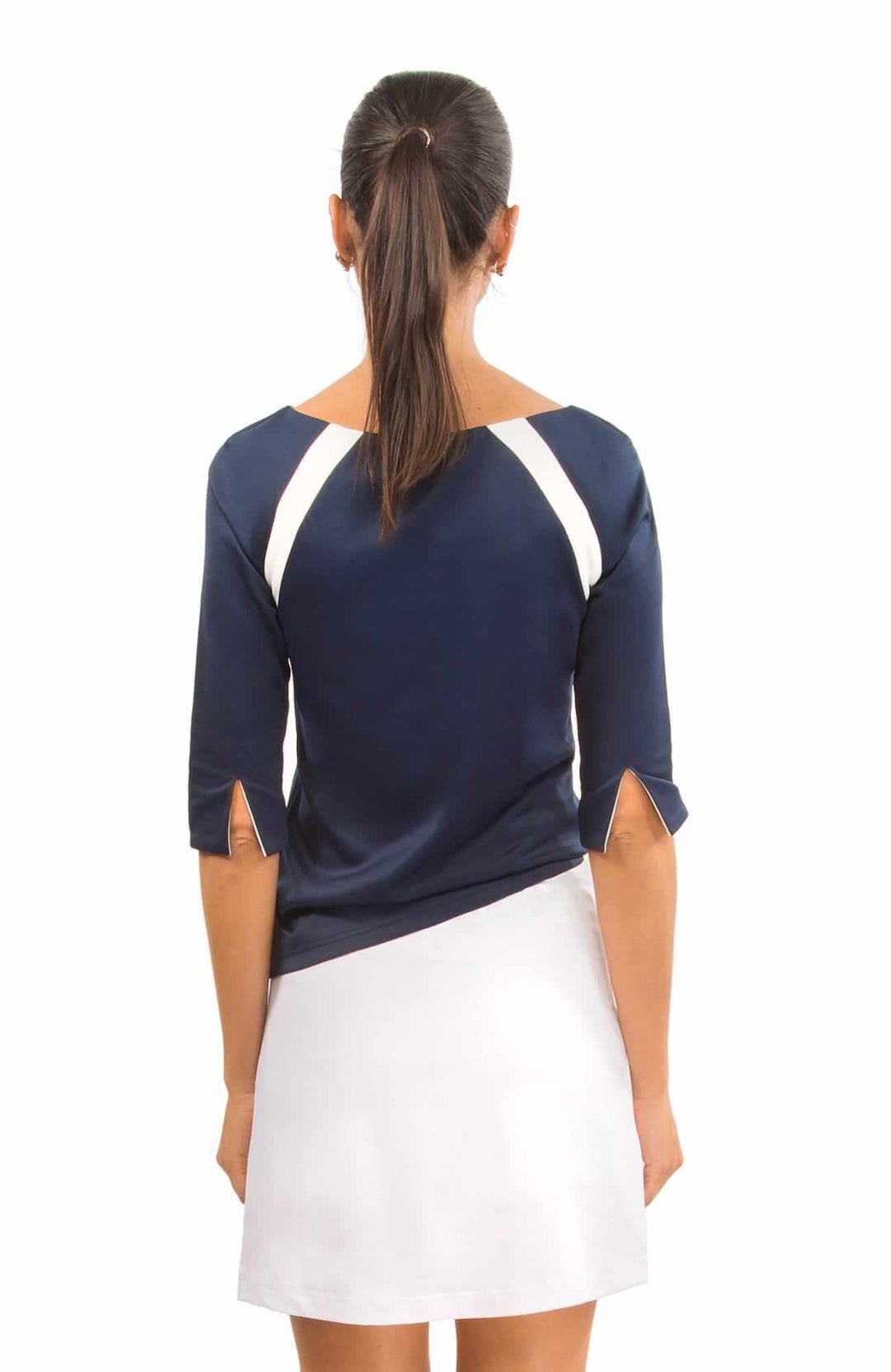 White Jersey Skort