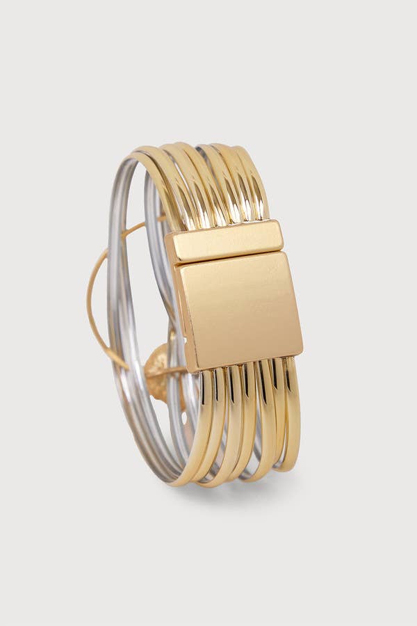 Statement Leather Bracelet