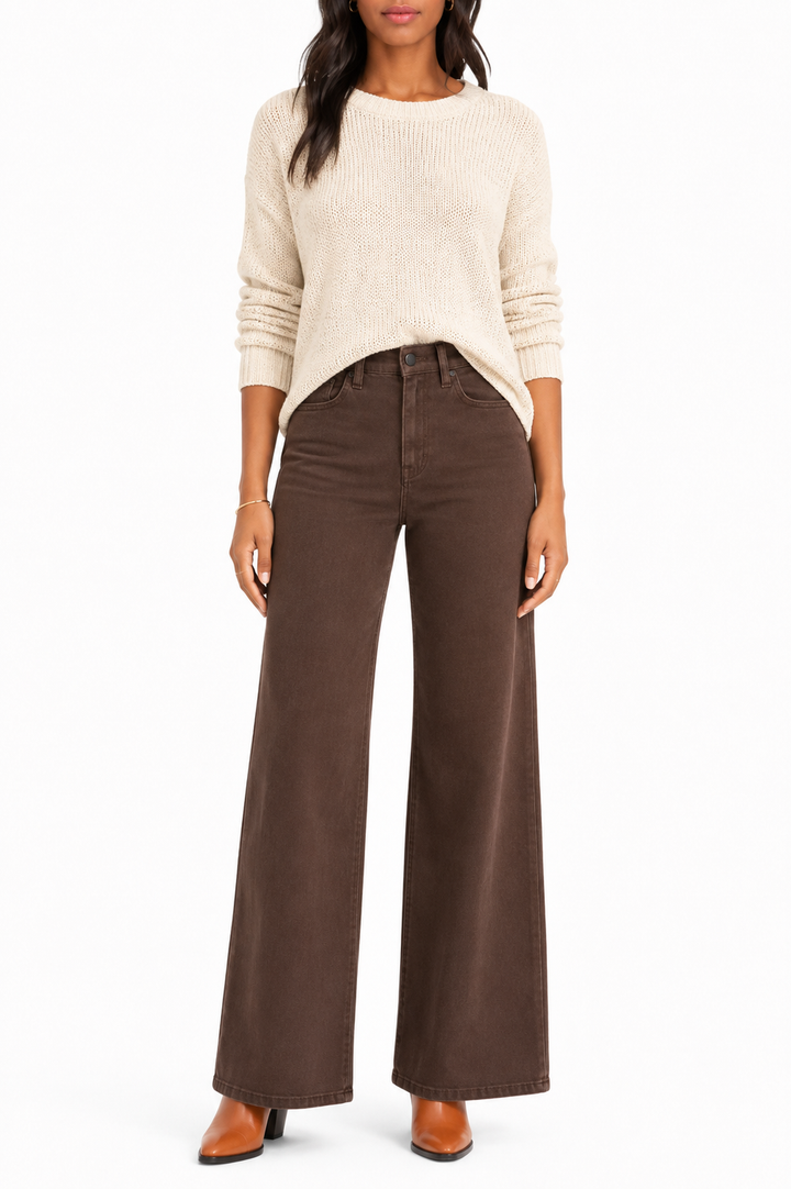 32" Wide Leg Jean in Espresso 🤎