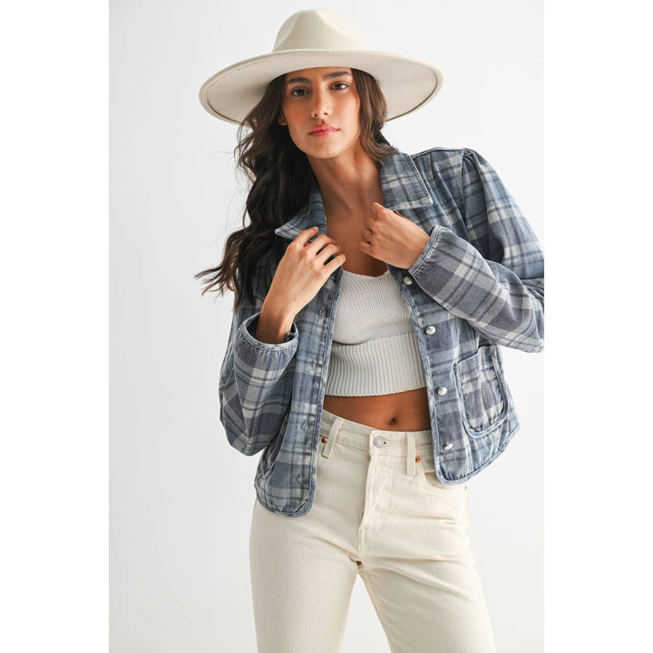 Blue Plaid Jacket 