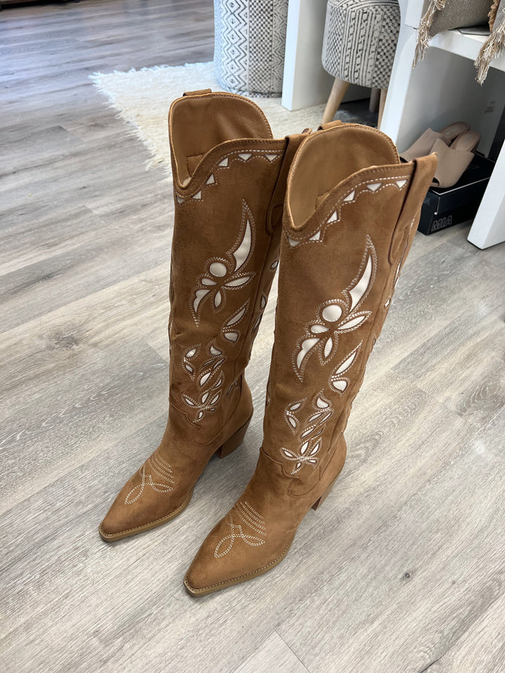 Tan Suede Boots