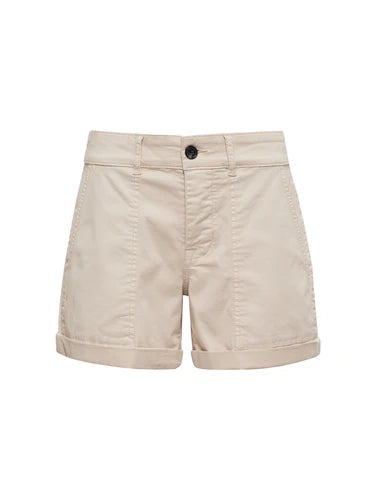 Cuffed Shorts- Sandstone