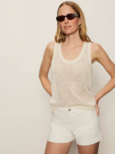 Open Stitch Sweater Tank