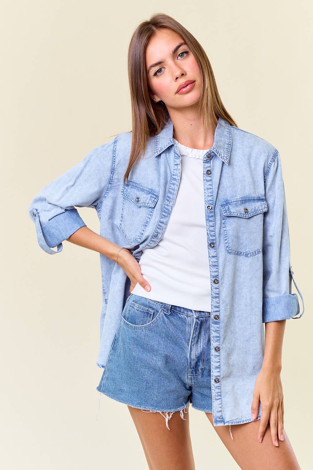 Denim Shirt @ A Styled Collective 