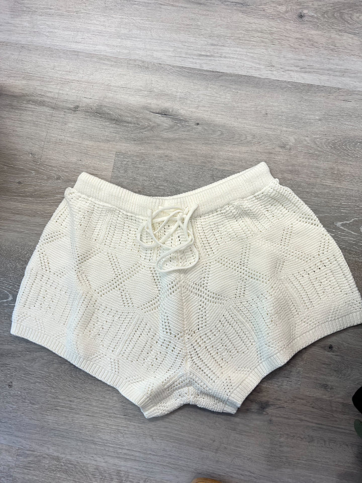 Knit Short- Cream