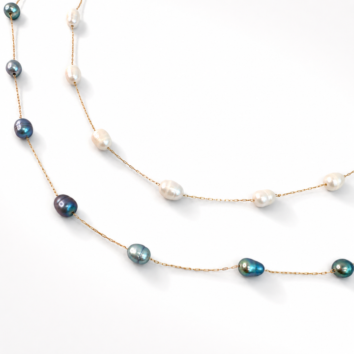 Freshwater Pearl Necklace-a-styledcollective