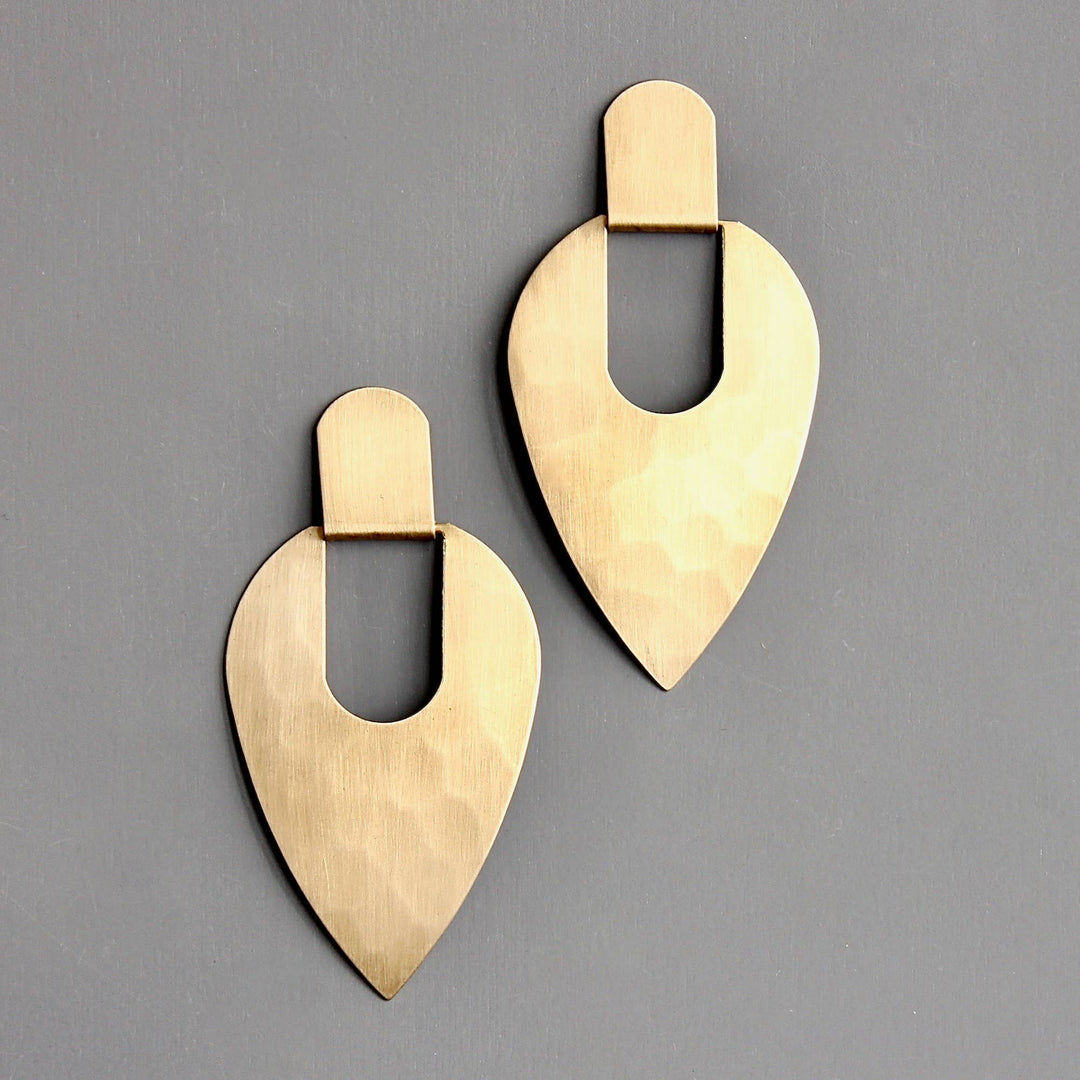 Gold geometric earrings