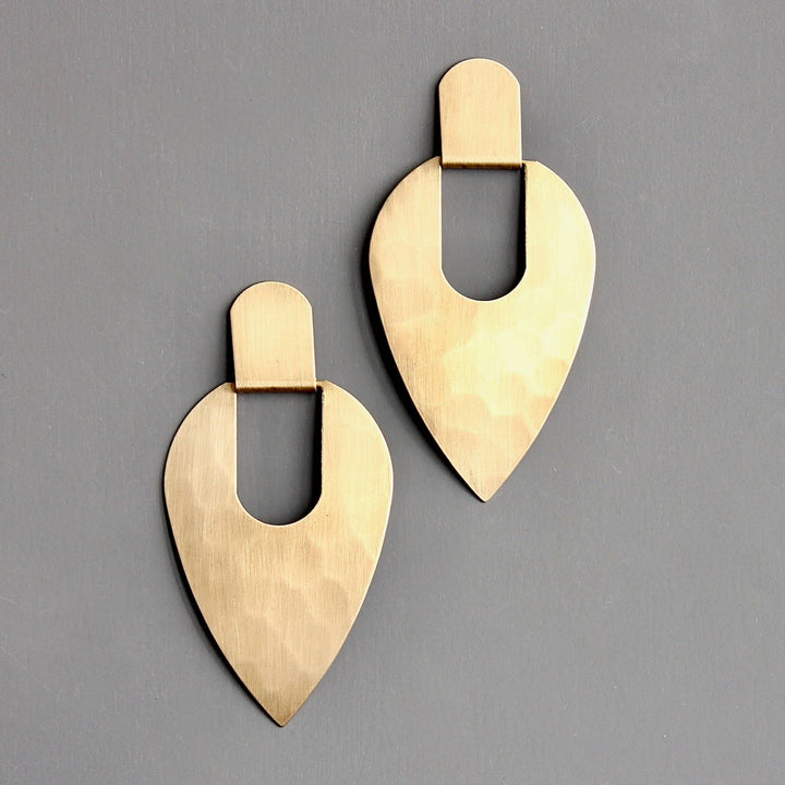 Gold geometric earrings