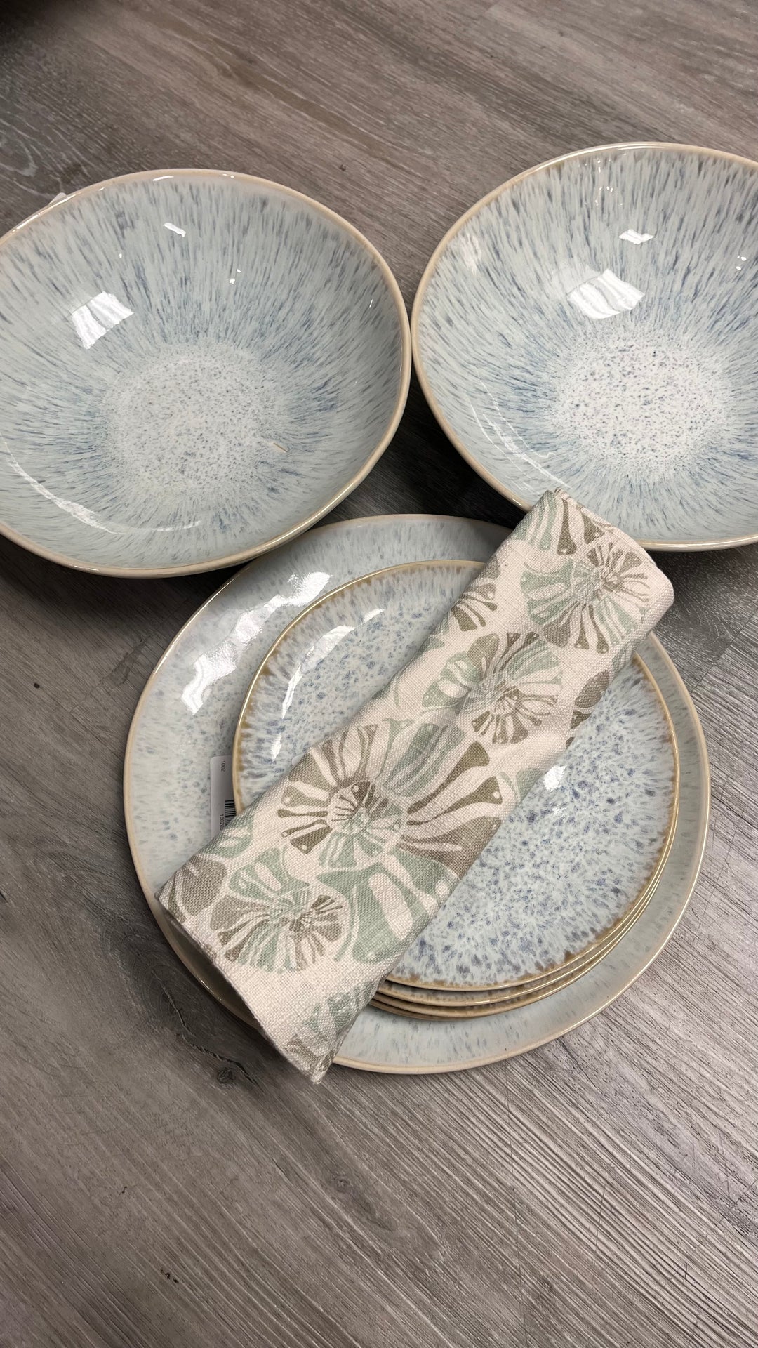 Coastal napkins-seafoam green