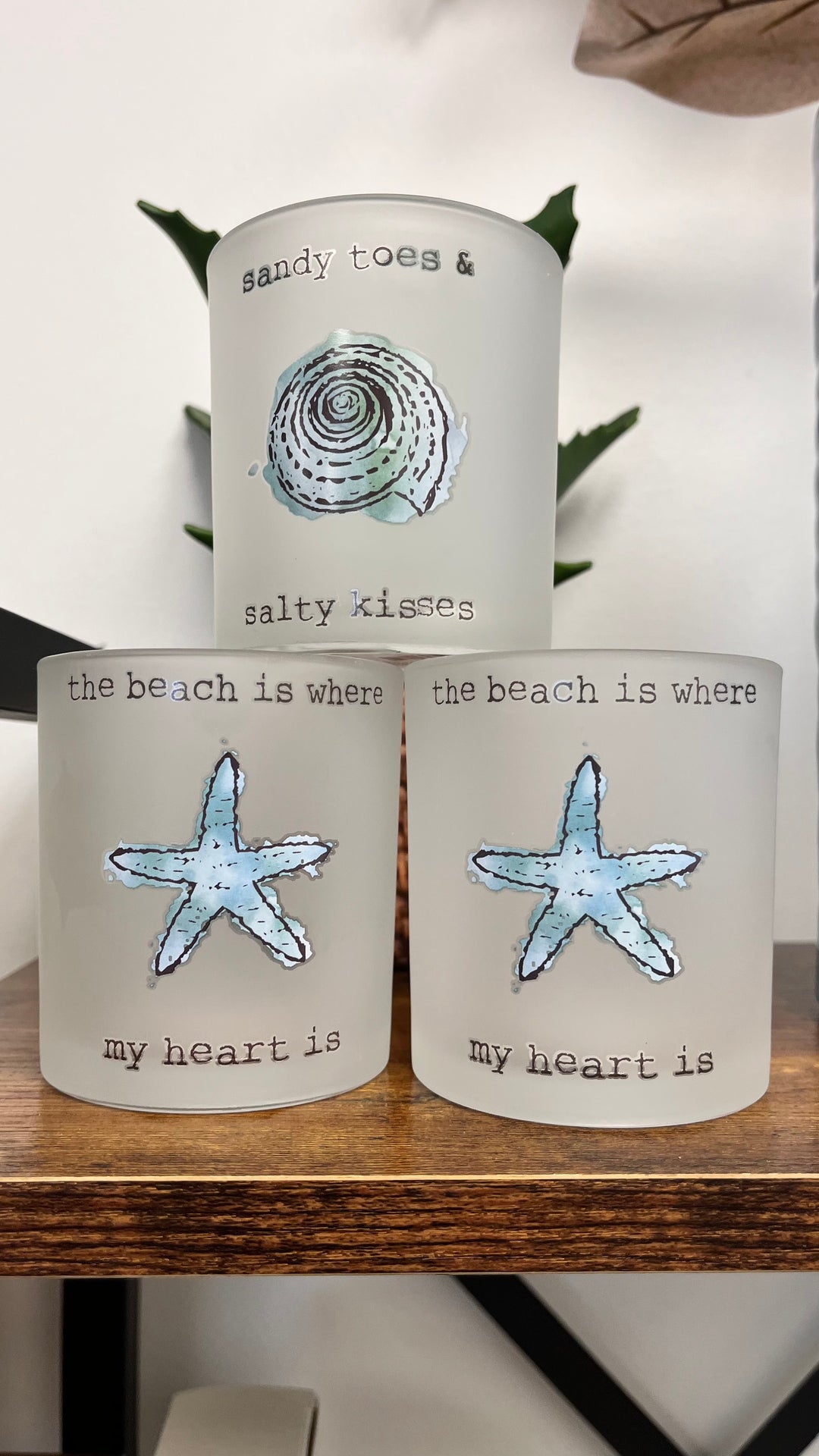 Beachy Vibes Votive Holders