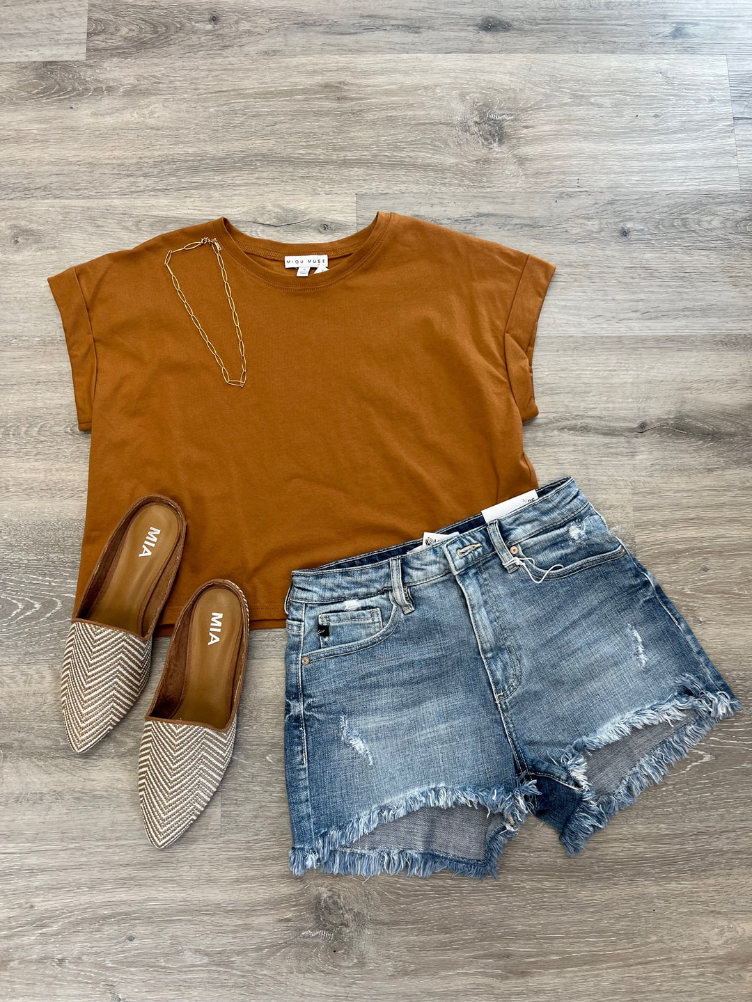 Burnt Orange Top - A Styled Collective Women's Boutique