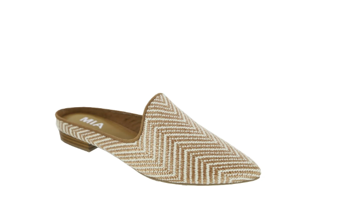 Mia Natural/Brown Mules