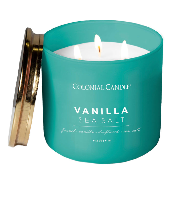 Soy Candle Vanilla Sea Salt by Colonial Candle at A Styled Collective 