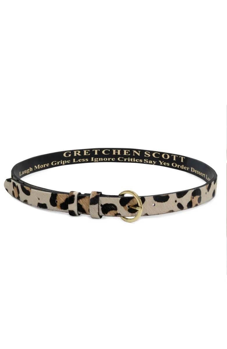 Leopard Print Belt