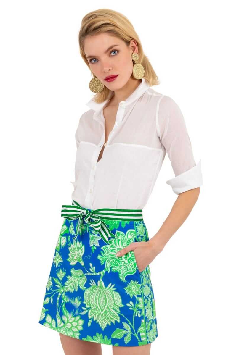 Blue/ Green Skippy Skort