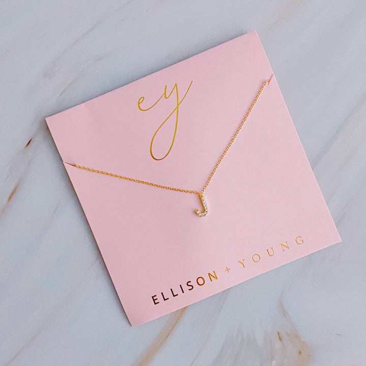 Tiny Initial Necklace