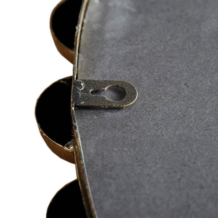 Gold Round Iron Framed Wall Decor Mirror