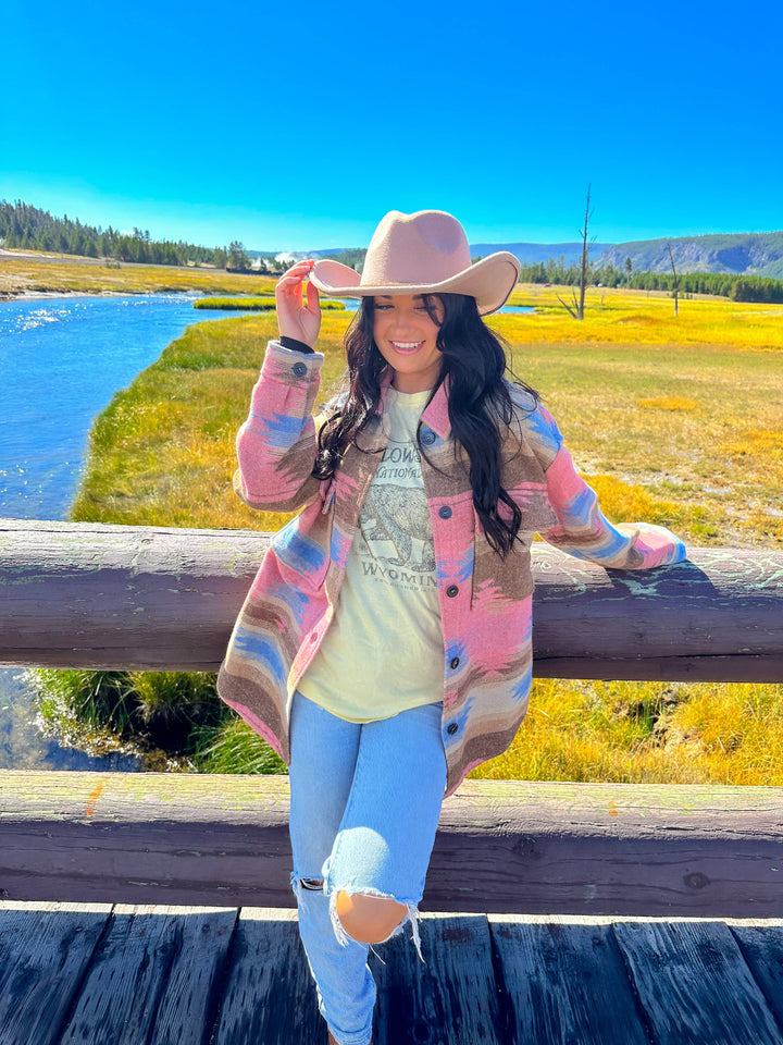 Vegan Fabric Cowboy Hat