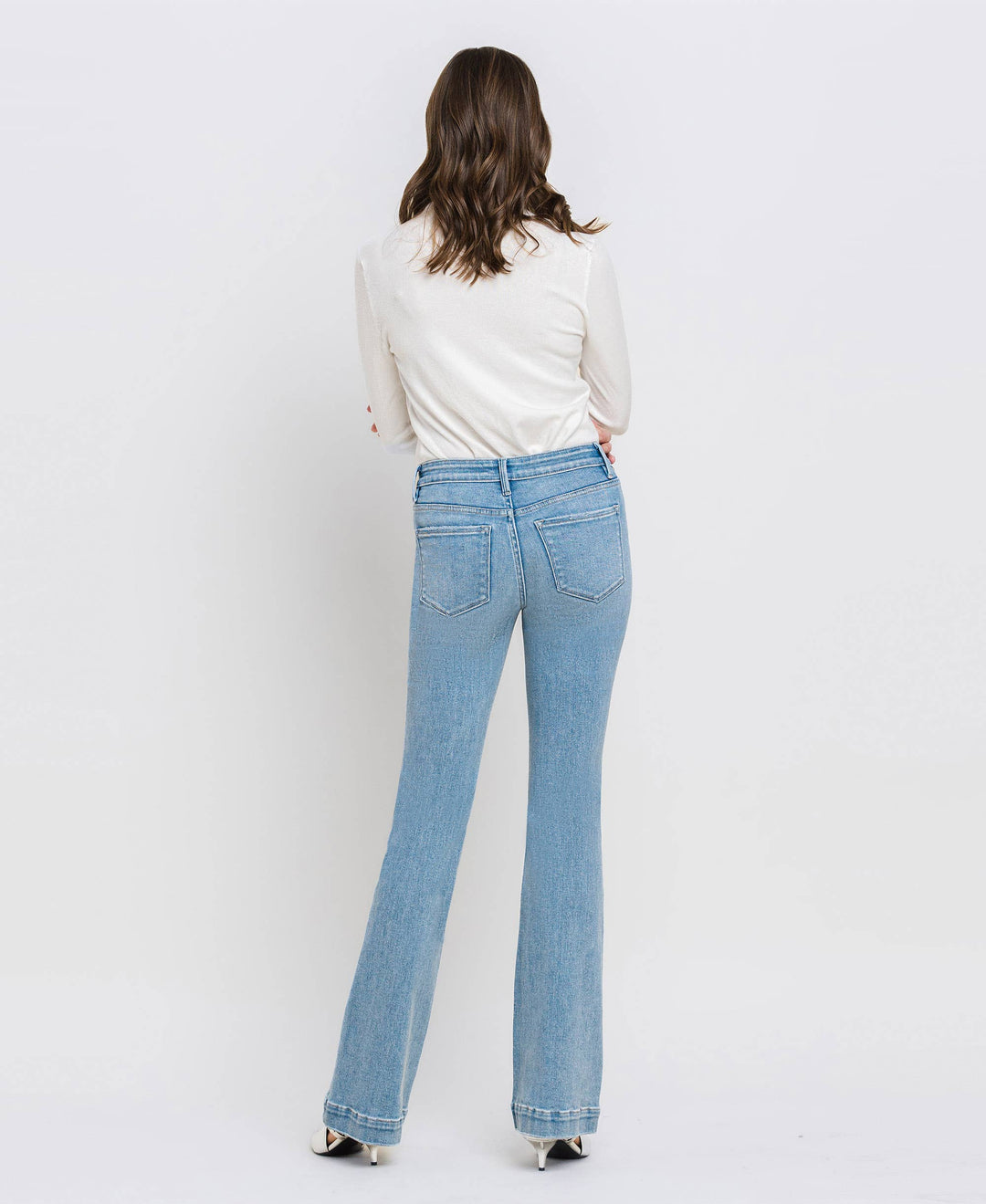 Mid Rise Bootcut Jean