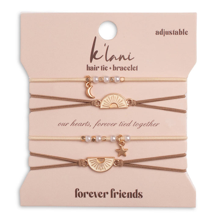 "Forever Friends" Hair Tie Bracelets