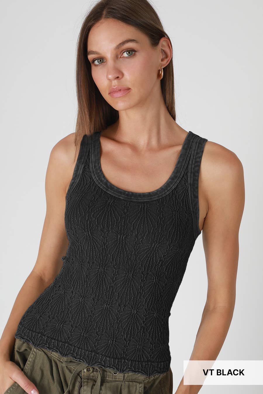 Textured Tank Top