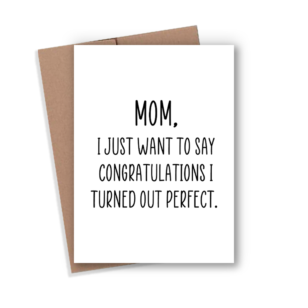 Congratulations Mom Card