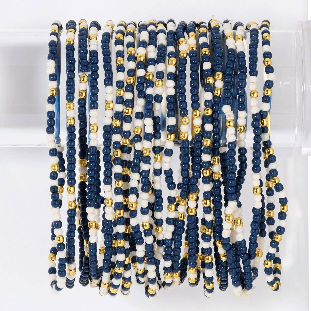 Stretch Seed Bead GAME DAY Bracelets