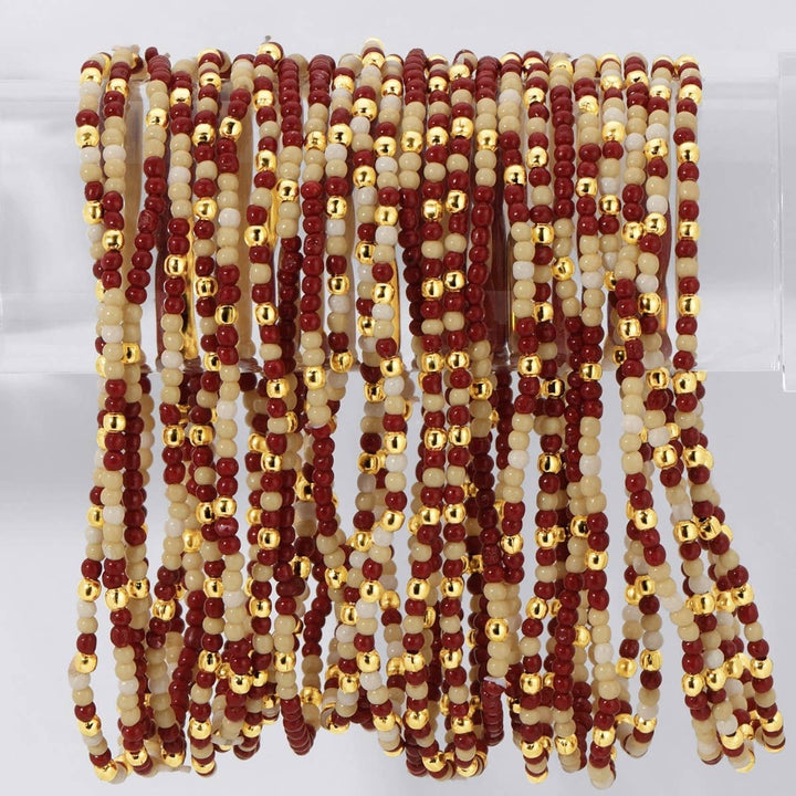 Stretch Seed Bead GAME DAY Bracelets