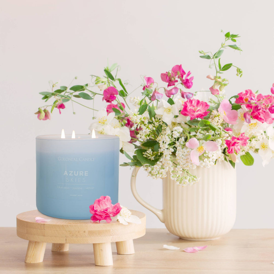 Azure Skies Scented Jar Candle, Soy Blend Wax, 14.5oz