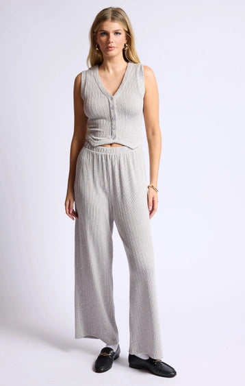 Light Grey Knit Pants