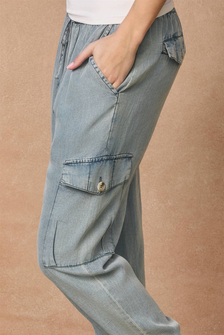 Washed Cargo Joggers